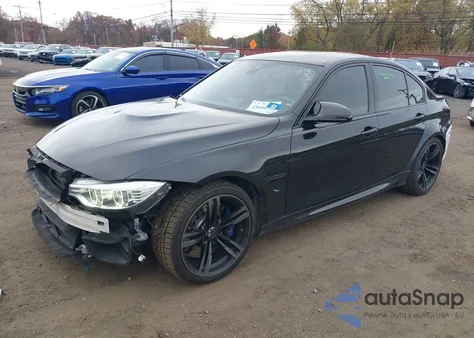 2015 BMW M3 из США, поврежденный, VIN WBS3C9C56FP804697